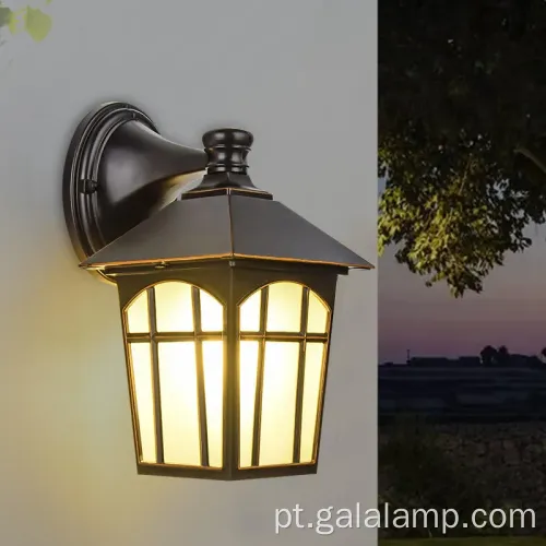 Lâmpada de parede LED à prova d'água ao ar livre elegante para corredores